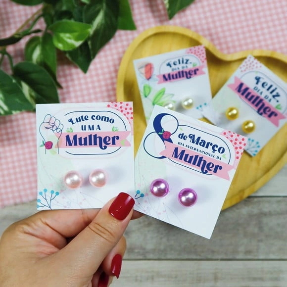 Card para Brinco Dia das Mulheres