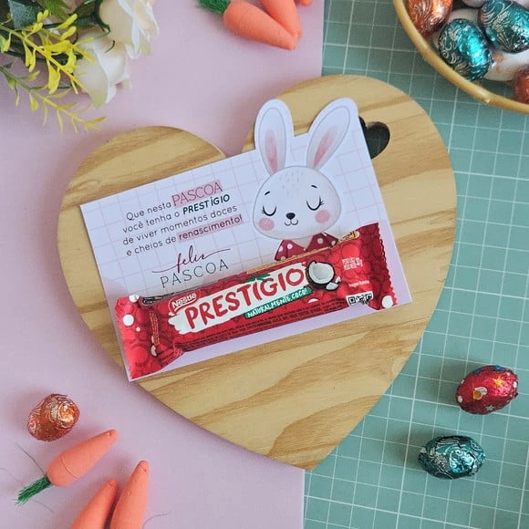 Card para Chocolate Prestigio Pascoa