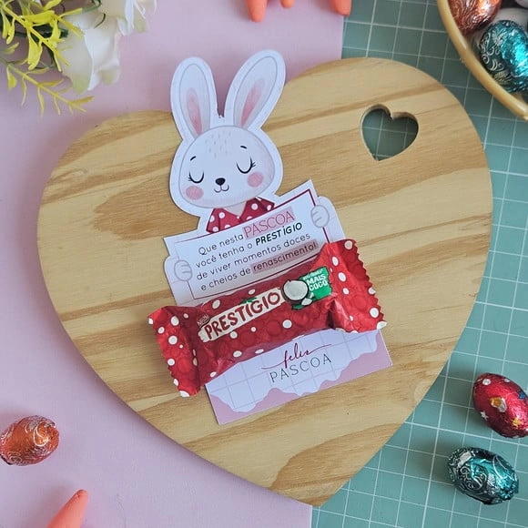 Card para Mini Chocolate Prestigio Pascoa