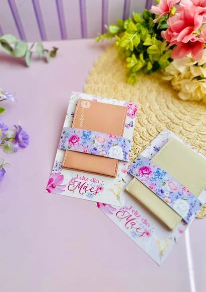 Card para Porta Cartão Dia das Mães