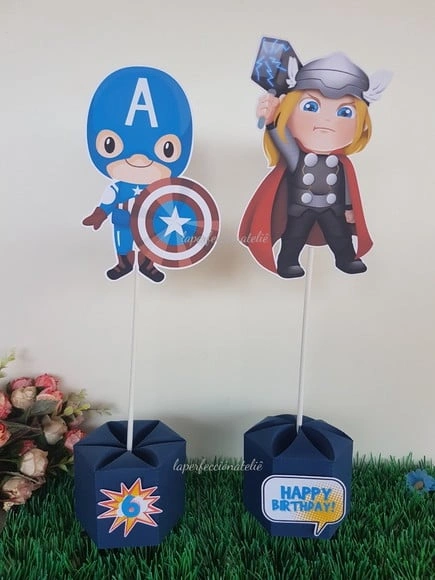 10 Centros de Mesa Avengers