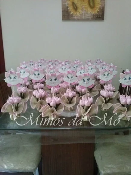 Centro de mesa Gatinha Marie grande