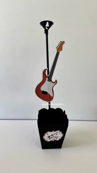 Centro de Mesa Rock Guitarra