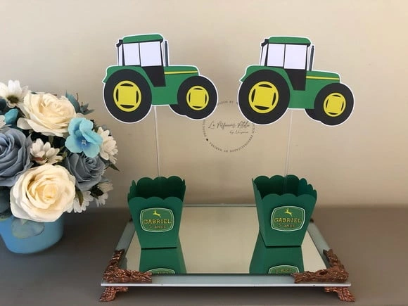 10 Centros de Mesa Trator