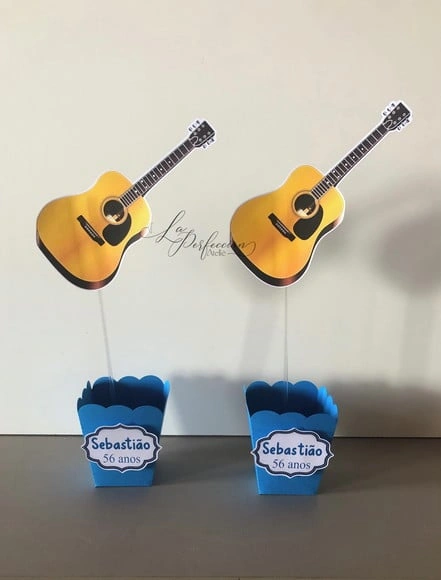 Centro de Mesa Violão