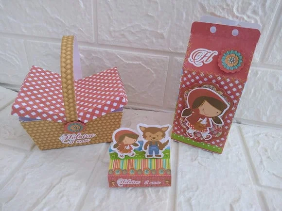Chapeuzinho Vermelho Lembrancinha Personalizada