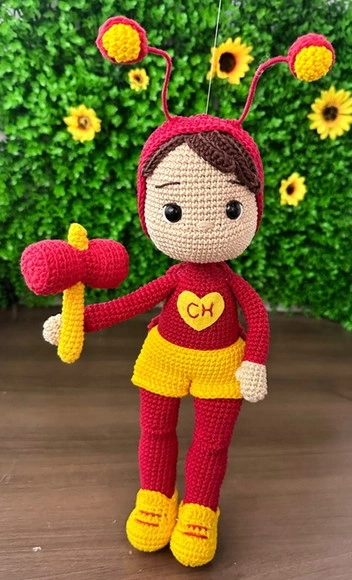 Chapolim em Amigurumi