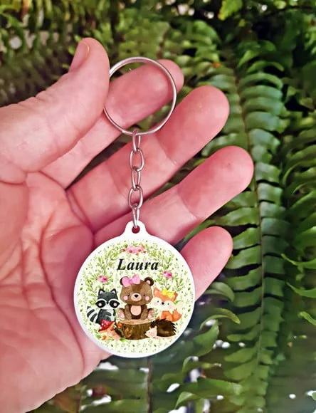 Chaveiro Bosque Personalizado