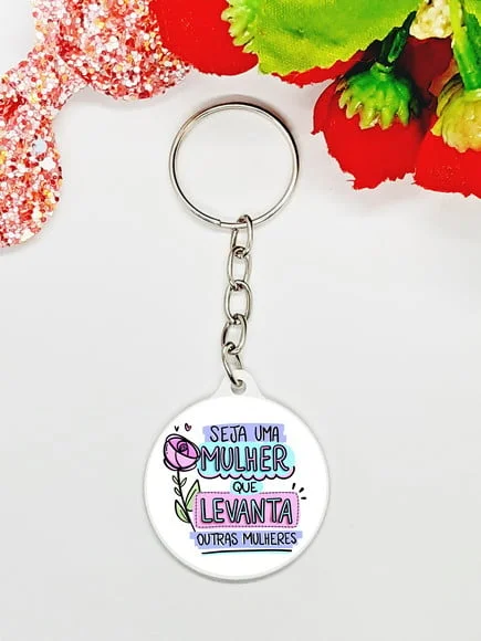 Chaveiro Dia Internacional da Mulher