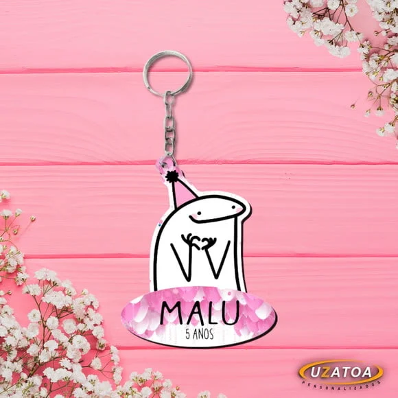 Lembrancinha Chaveiro Flork mdf Personalizado