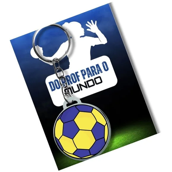 Chaveiro Handebol + Card e Embalagem * Adesivado