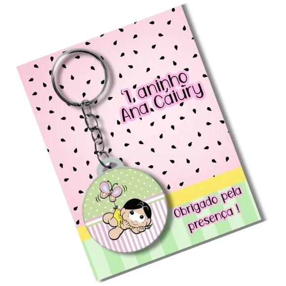 Chaveiro Magali Baby +card e Embalagem * Adesivado