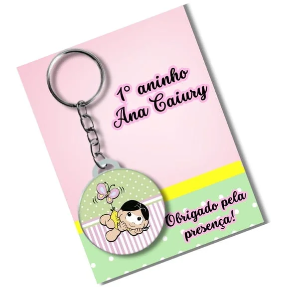 Chaveiro Magali Baby +card e Embalagem * Adesivado