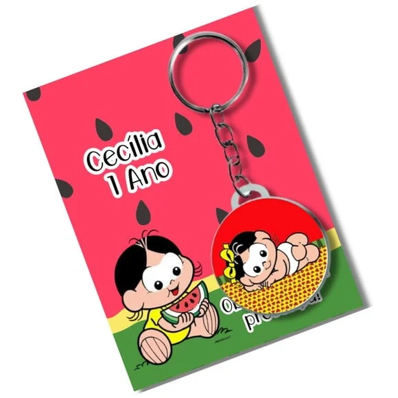 Chaveiro Magali Baby +card e Embalagem * Adesivado