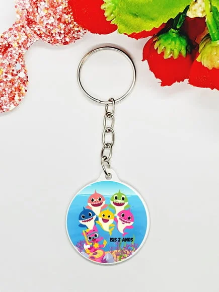 Chaveiro Personalizado Baby Shark