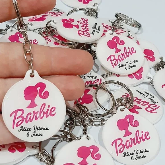 Chaveiro Personalizado Barbie *