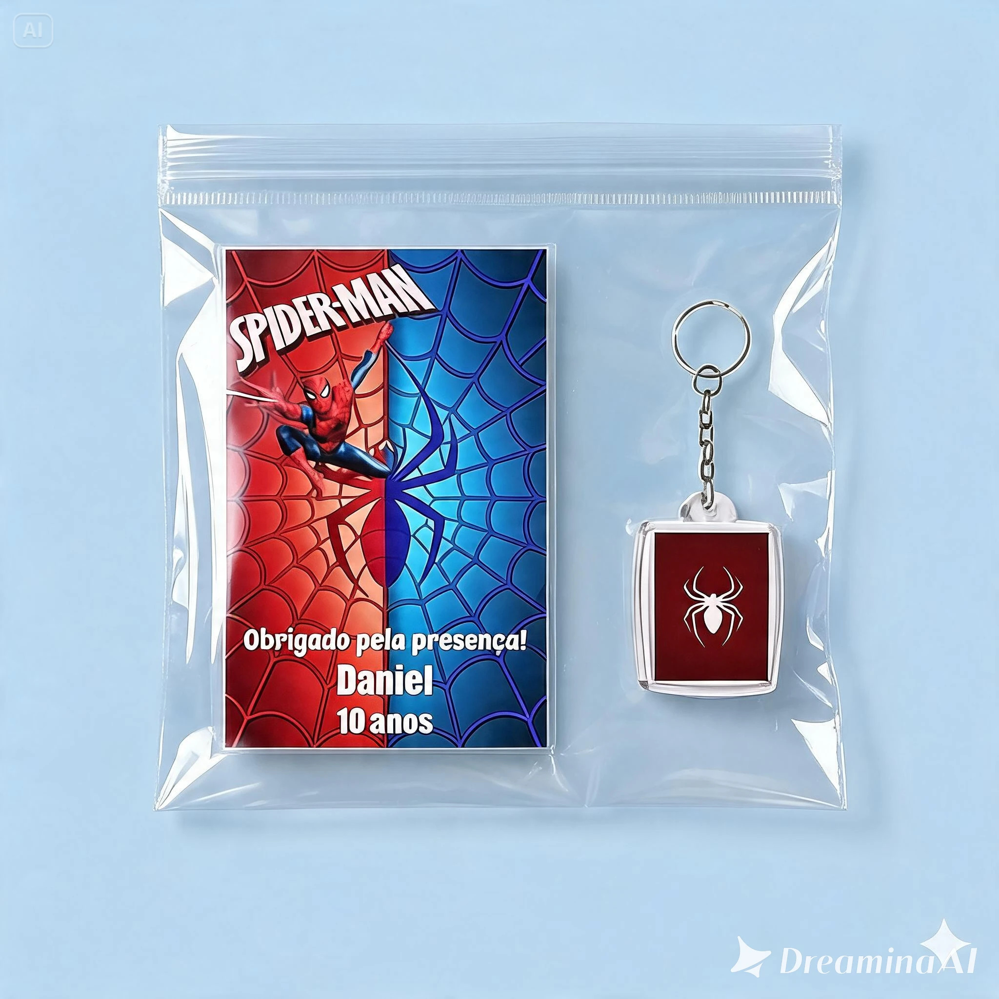 Chaveiro Personalizado Homem Aranha Lembrancinha Aniversário