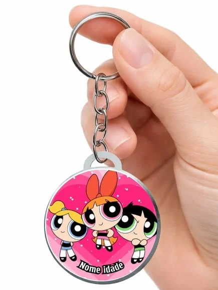 Chaveiro Personalizado Meninas Super Poderosas