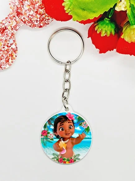 Chaveiro Personalizado Moana Baby