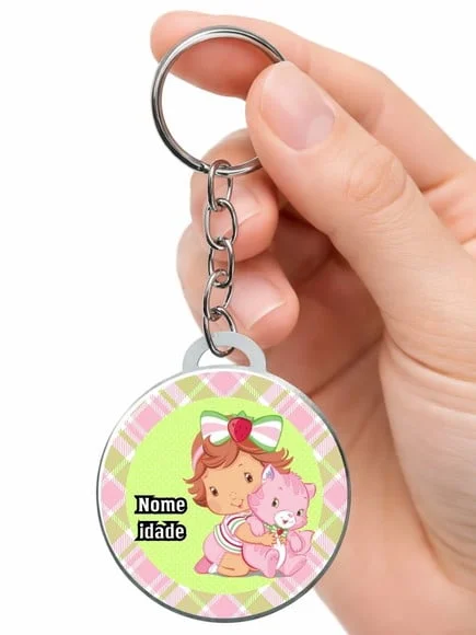 Chaveiro Personalizado Moranguinho Baby