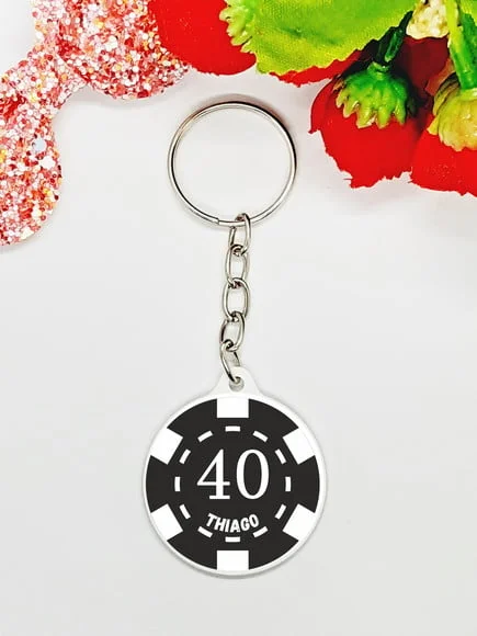 Chaveiro Personalizado Poker*