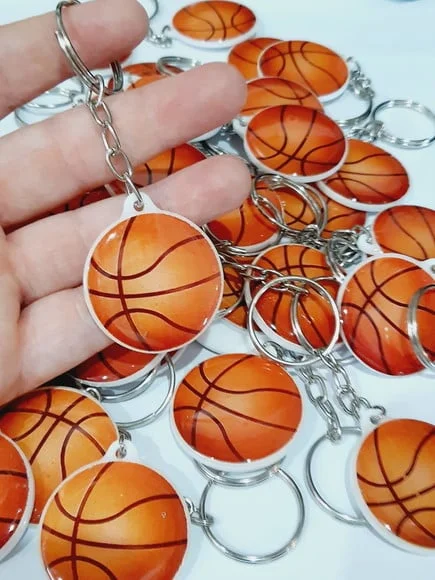 Chaveiro Resinado Basquete
