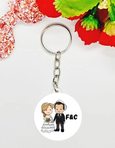 Chaveiro Resinado Casamento - Personalizado
