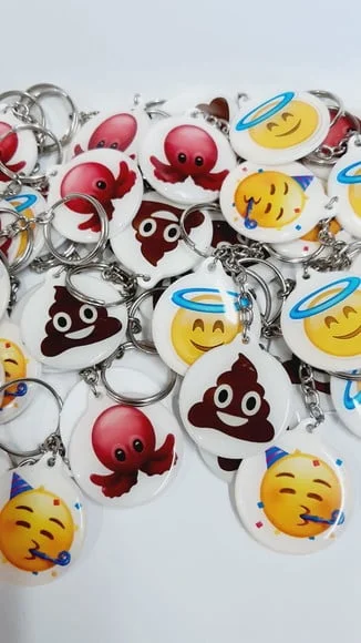 Chaveiro Resinado Emoji *