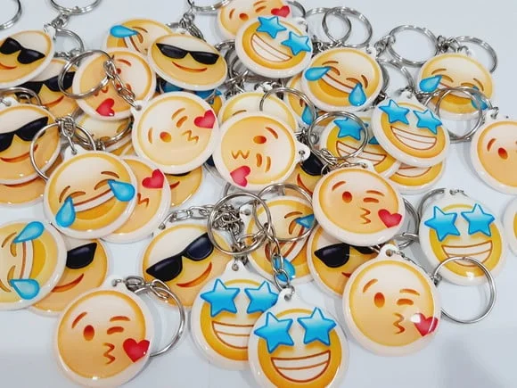 Chaveiro Resinado Emoji *