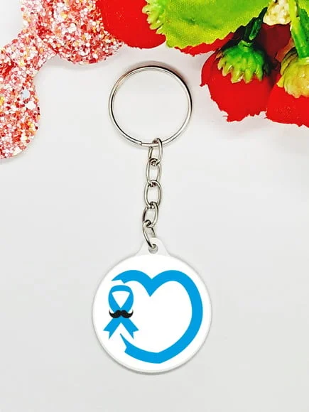 Chaveiro Resinado Novembro Azul *