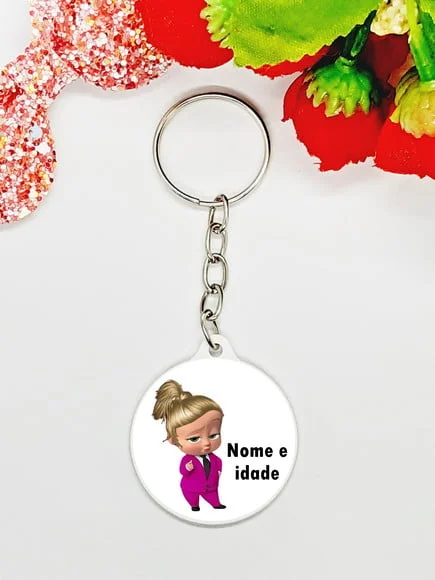 Chaveiro Resinado Poderosa Chefinha Personalizado