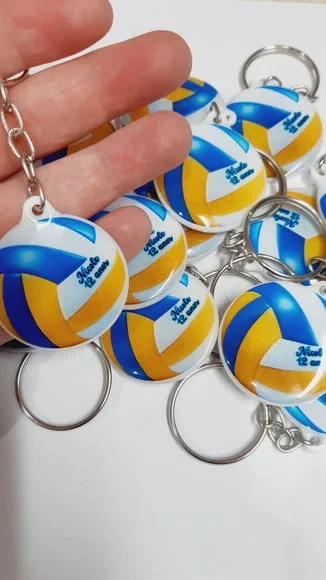 Chaveiro Vôlei Personalizado -chaveiro Resinado *