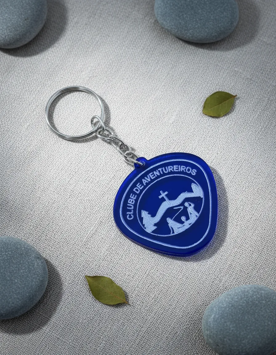 Chaveiros Clube De Aventureiros Em Acrílico