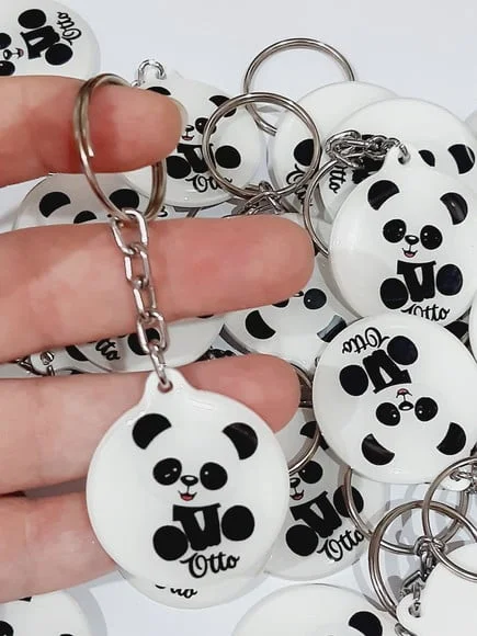 Chaveiros Personalizado Panda