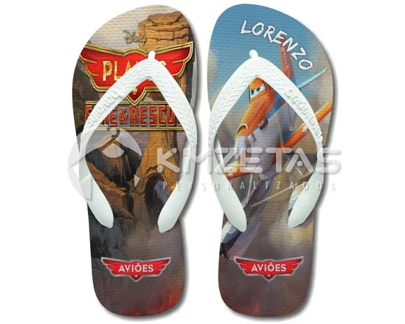 Chinelo Aviões 2 Personalizado Havaianas Top