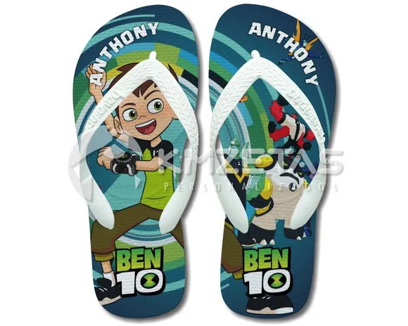 Chinelo Ben 10 Alien Rush Personalizado Havaianas Top