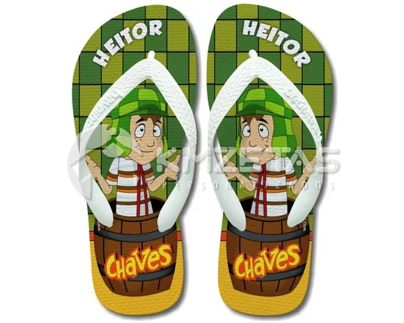 Chinelo Chaves Festa Infantil Personalizado Havaianas Top