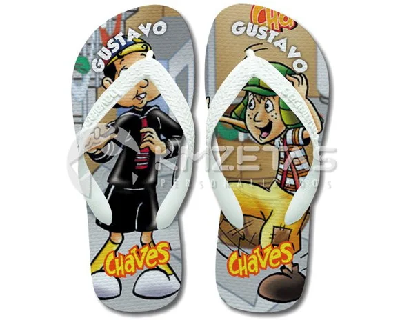 Chinelo Chaves Quico Personalizado Havaianas Top