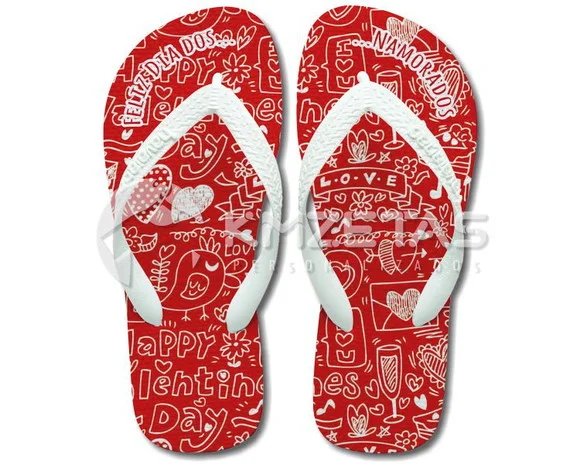Chinelo Dia dos Namorados Havaianas Sandália Personalizado