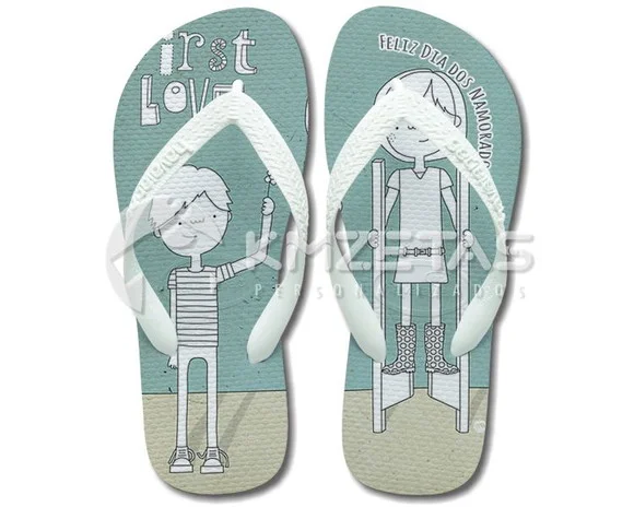 Chinelo Dia dos Namorados Havaianas Sandália Personalizado