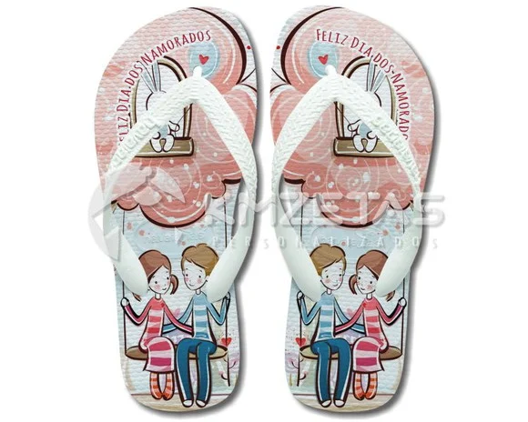 Chinelo Dia dos Namorados Havaianas Sandália Personalizado