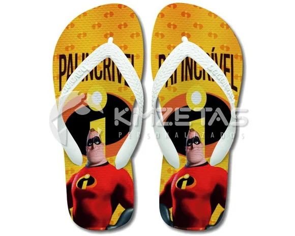 Chinelo Dia dos Pais Pai Incrível Personalizado Havaianas
