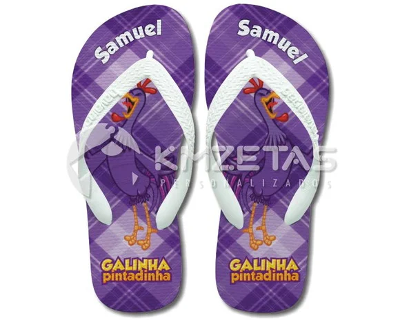 Chinelo Galo Carijó Galinha Pintadinha Havaianas Original