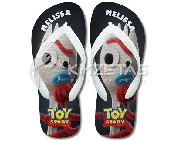 Chinelo Garfinho Toy Story Personalizado Havaianas Top