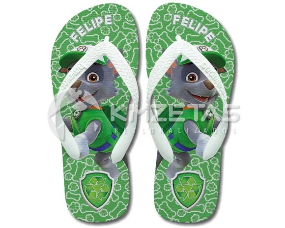 Chinelo Rocky Patrulha Canina Personalizado Havaianas