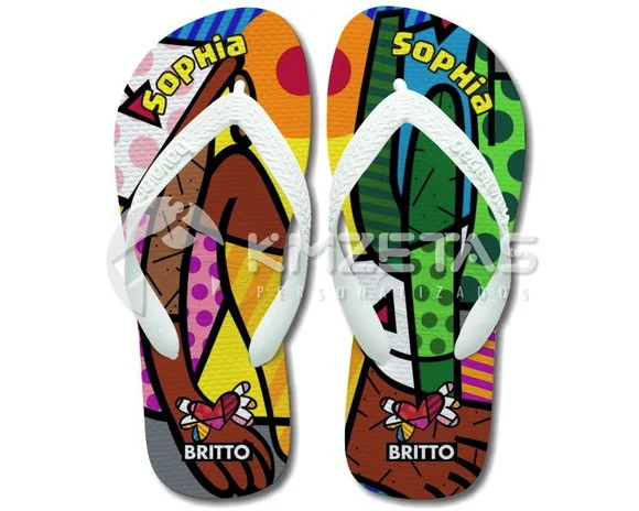 Chinelo Romero Personalizado Britto Havaianas Top Original