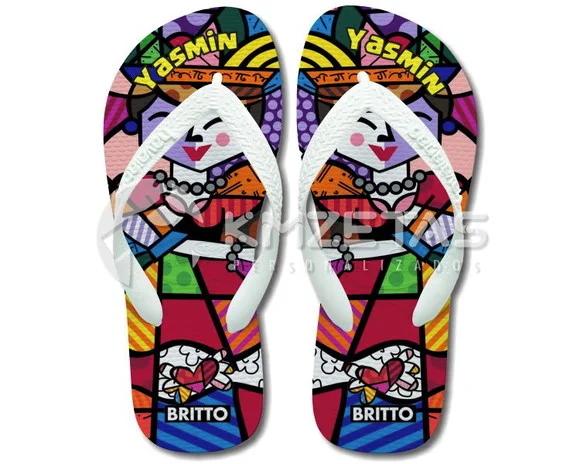 Chinelo Romero Personalizado Britto Havaianas Top Original