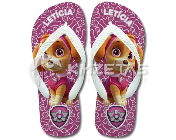 Chinelo Skye Patrulha Canina Personalizado Havaianas