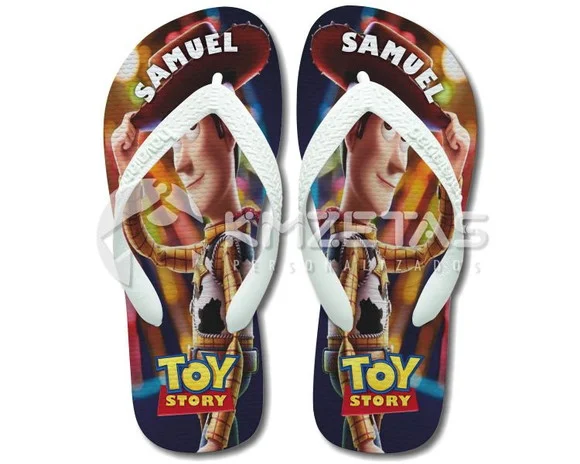 Chinelo Woody Toy Story 4 Infantil Personalizado Havaianas