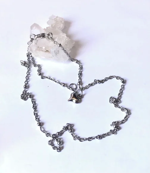 Choker Colar Corrente em Aço Inoxidável